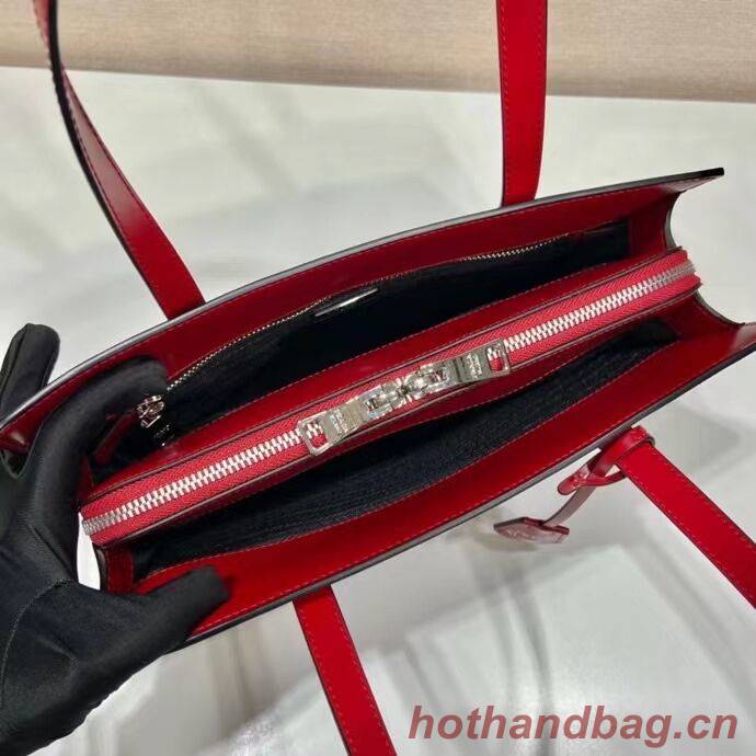 Prada Re-Edition 1995 brushed-leather medium handbag 1BA350 red Prada Re-Edition 1995 brushed-leather medium handbag 1BA350 red