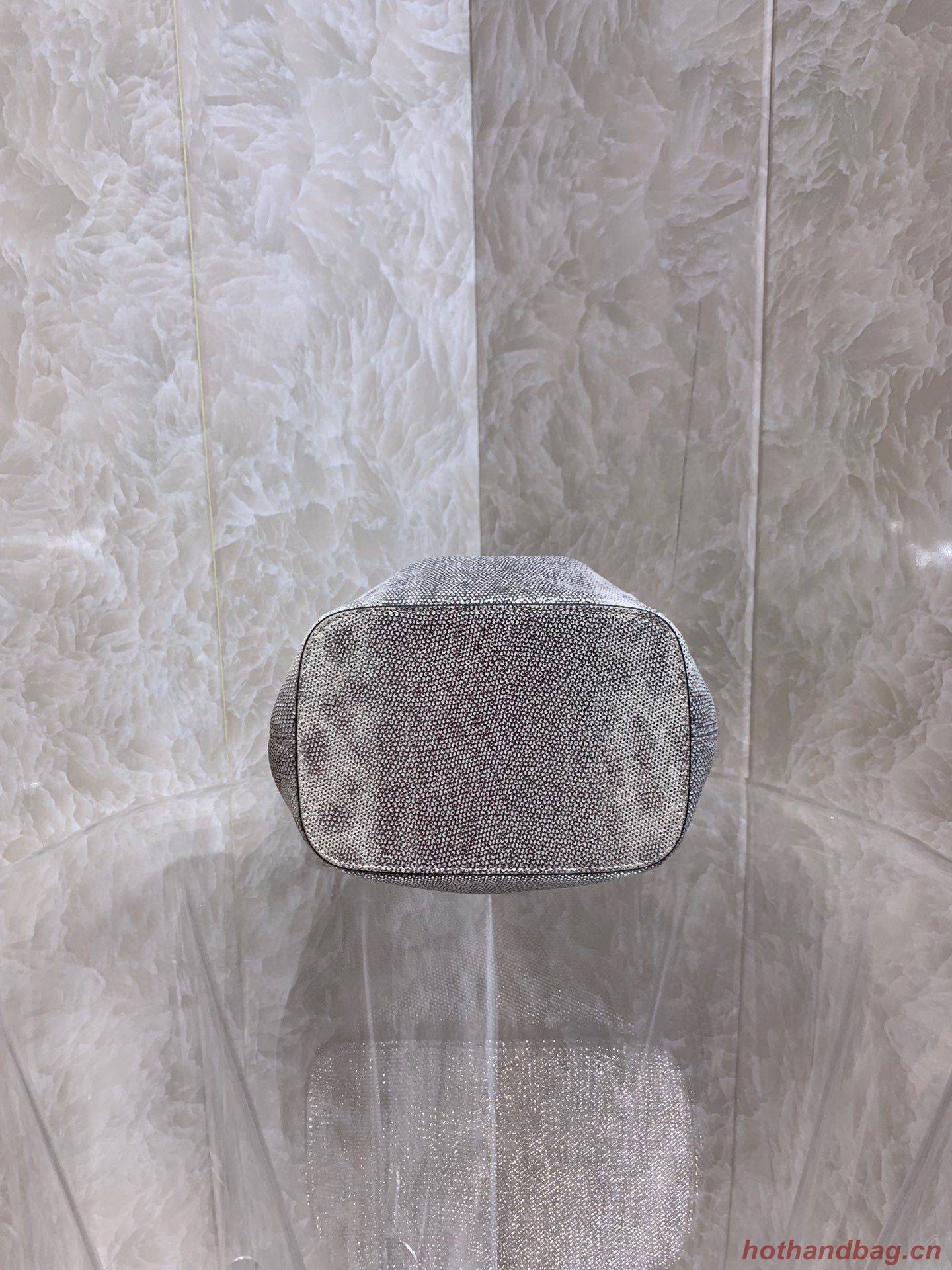 BVLGARI Original Snake Skin Bucket Bag B287614 Silver BVLGARI Original Snake Skin Bucket Bag B287614 Silver