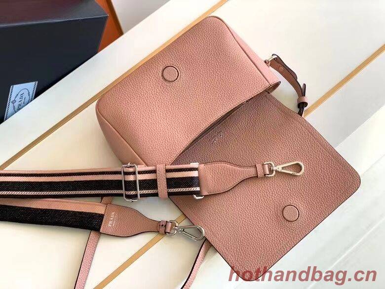 Prada Leather bag with shoulder strap 1DB443 pink Prada Leather bag with shoulder strap 1DB443 pink