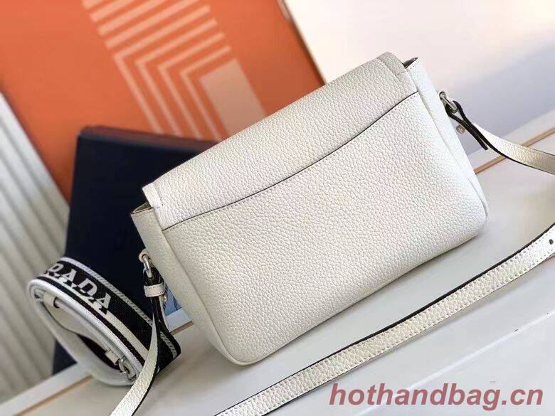 Prada Leather bag with shoulder strap 1DB443 white Prada Leather bag with shoulder strap 1DB443 white
