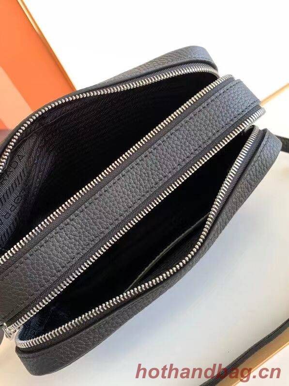 Prada Leather bag with shoulder strap 1DB820 black Prada Leather bag with shoulder strap 1DB820 black