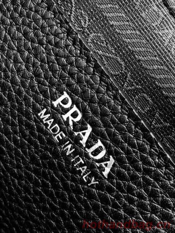 Prada Leather bag with shoulder strap 1DB820 black Prada Leather bag with shoulder strap 1DB820 black