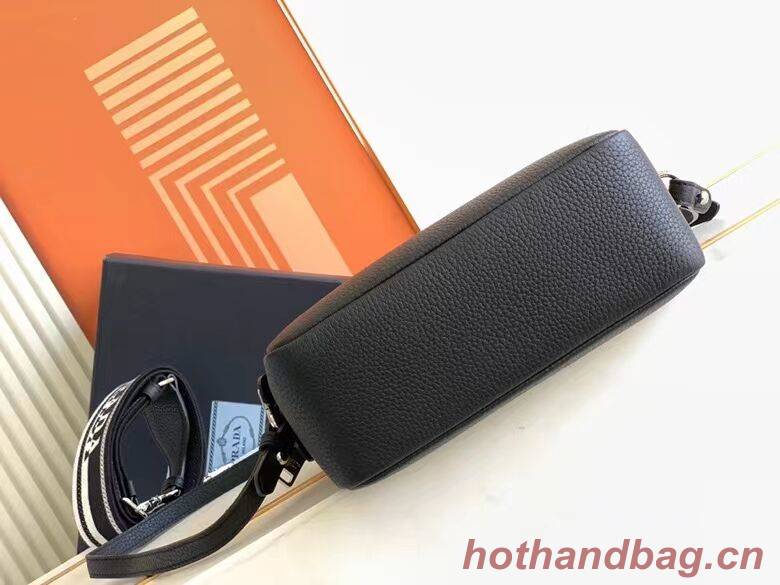 Prada Leather bag with shoulder strap 1DB820 black Prada Leather bag with shoulder strap 1DB820 black