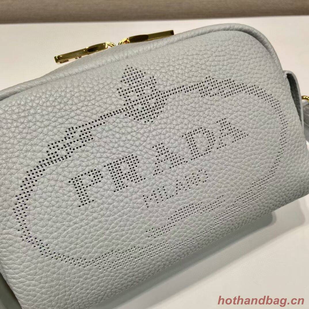 Prada Leather bag with shoulder strap 1DH781 light blue Prada Leather bag with shoulder strap 1DH781 light blue