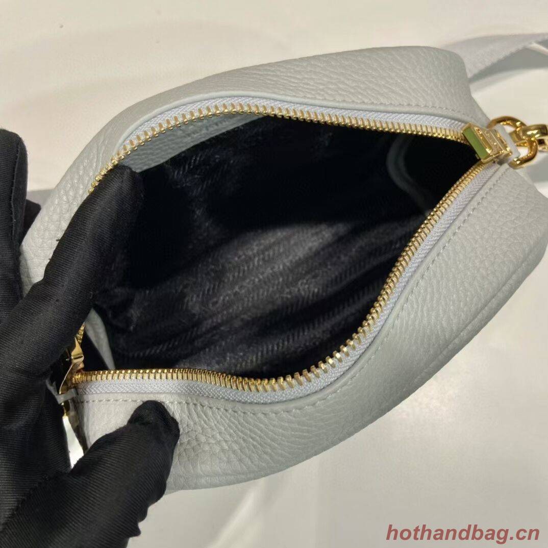 Prada Leather bag with shoulder strap 1DH781 light blue Prada Leather bag with shoulder strap 1DH781 light blue