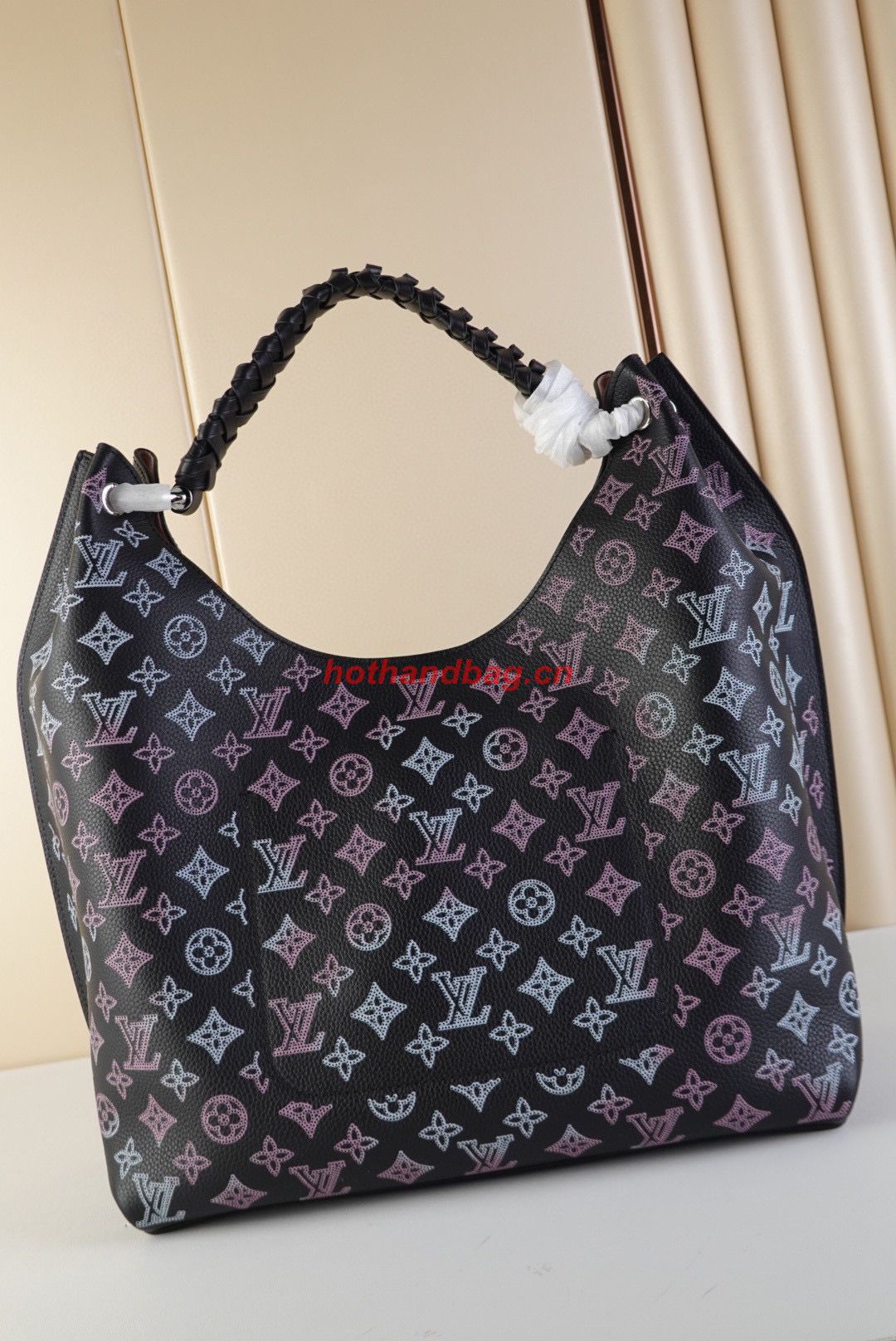 Louis Vuitton CARMEL Hobo M21299 black & Purple Louis Vuitton CARMEL Hobo M21299 black & Purple