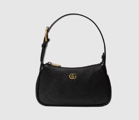 Gucci Aphrodite shoulder bag with Double G 739076 black Gucci Aphrodite shoulder bag with Double G 739076 black