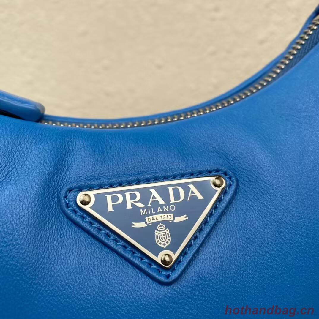 Prada Padded nappa-leather Re-Edition 2005 shoulder bag 1BH204 blue Prada Padded nappa-leather Re-Edition 2005 shoulder bag 1BH204 blue