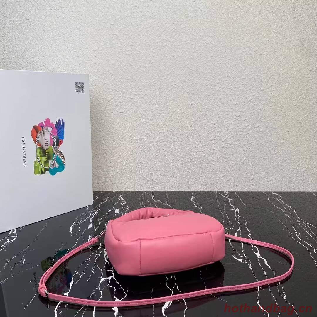 Prada Soft padded nappa leather mini-bag 1BA384 pink Prada Soft padded nappa leather mini-bag 1BA384 pink