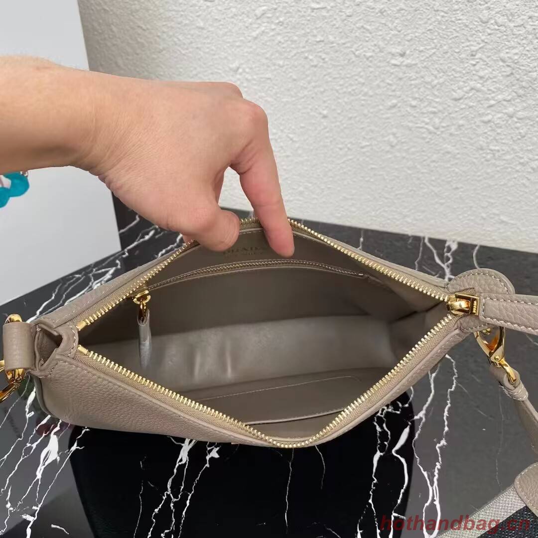 Prada Leather shoulder bag 1BC178 GRAY Prada Leather shoulder bag 1BC178 GRAY