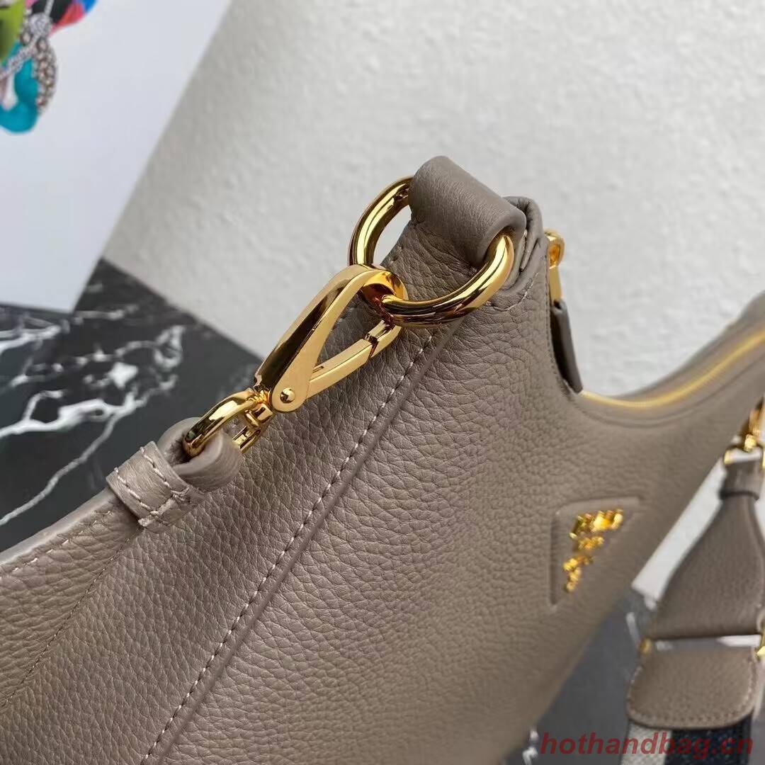 Prada Leather shoulder bag 1BC178 GRAY Prada Leather shoulder bag 1BC178 GRAY