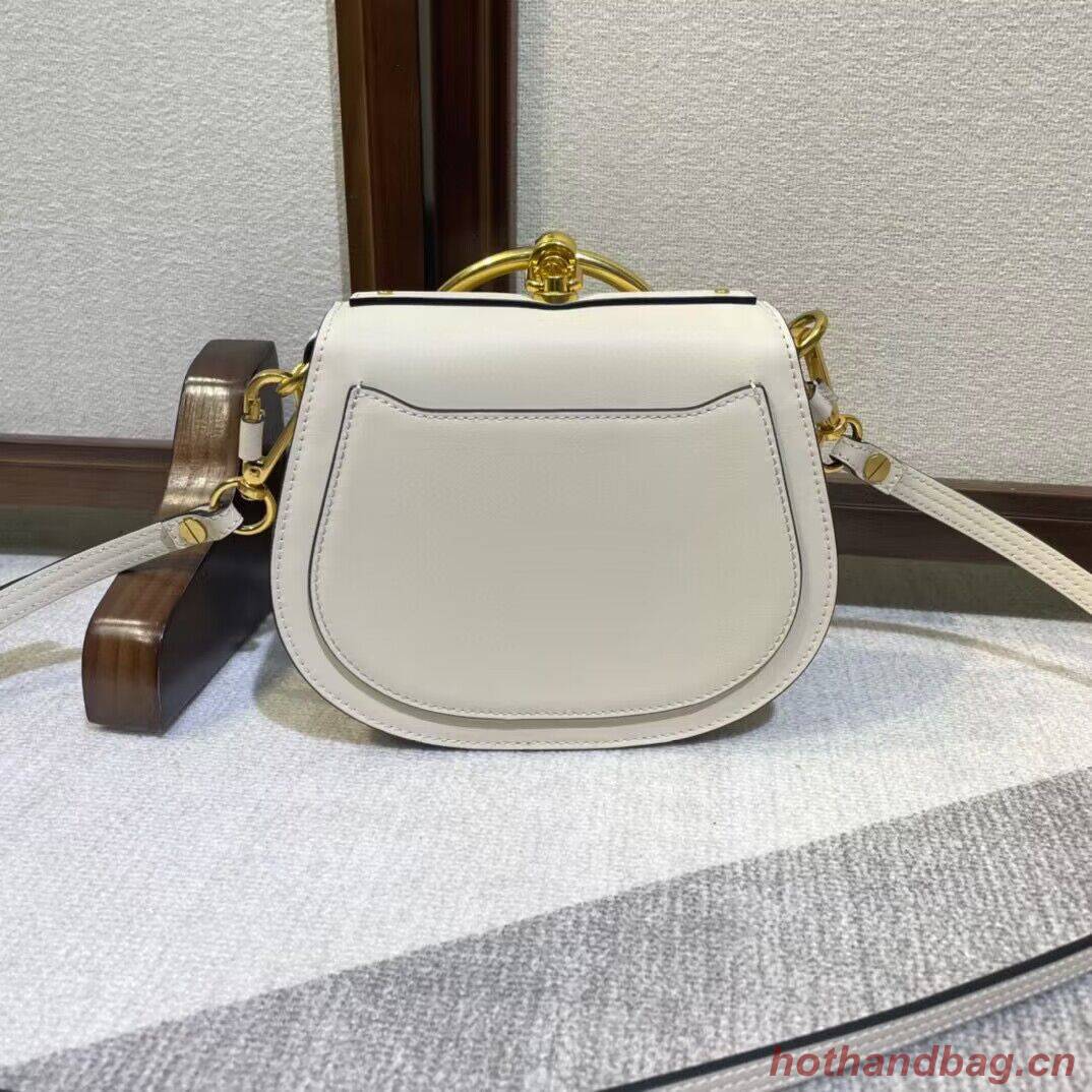 Chloe Nile Bracelet Minaudiere Original Leather 6011 White Chloe Nile Bracelet Minaudiere Original Leather 6011 White