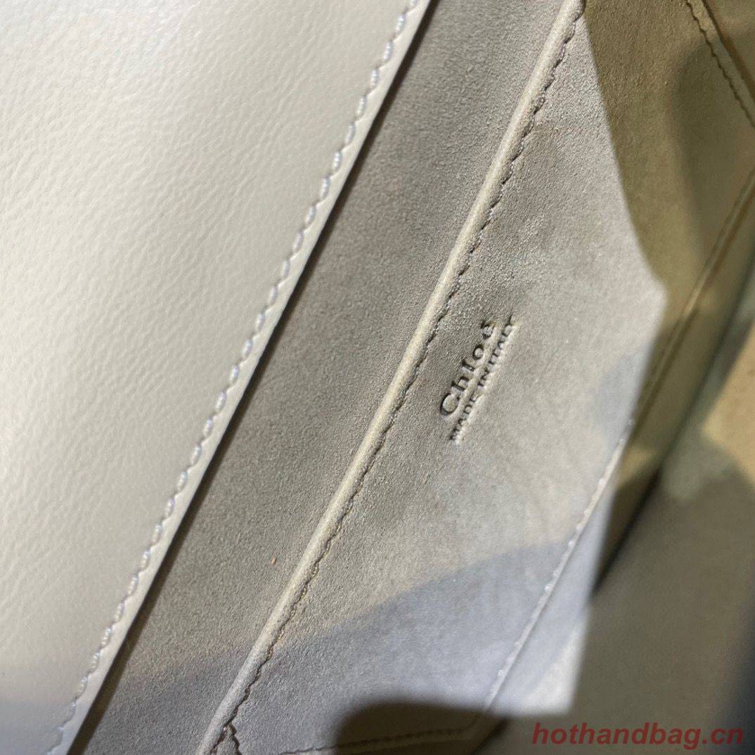 Chloe Nile Bracelet Minaudiere Original Leather 6011 White Chloe Nile Bracelet Minaudiere Original Leather 6011 White