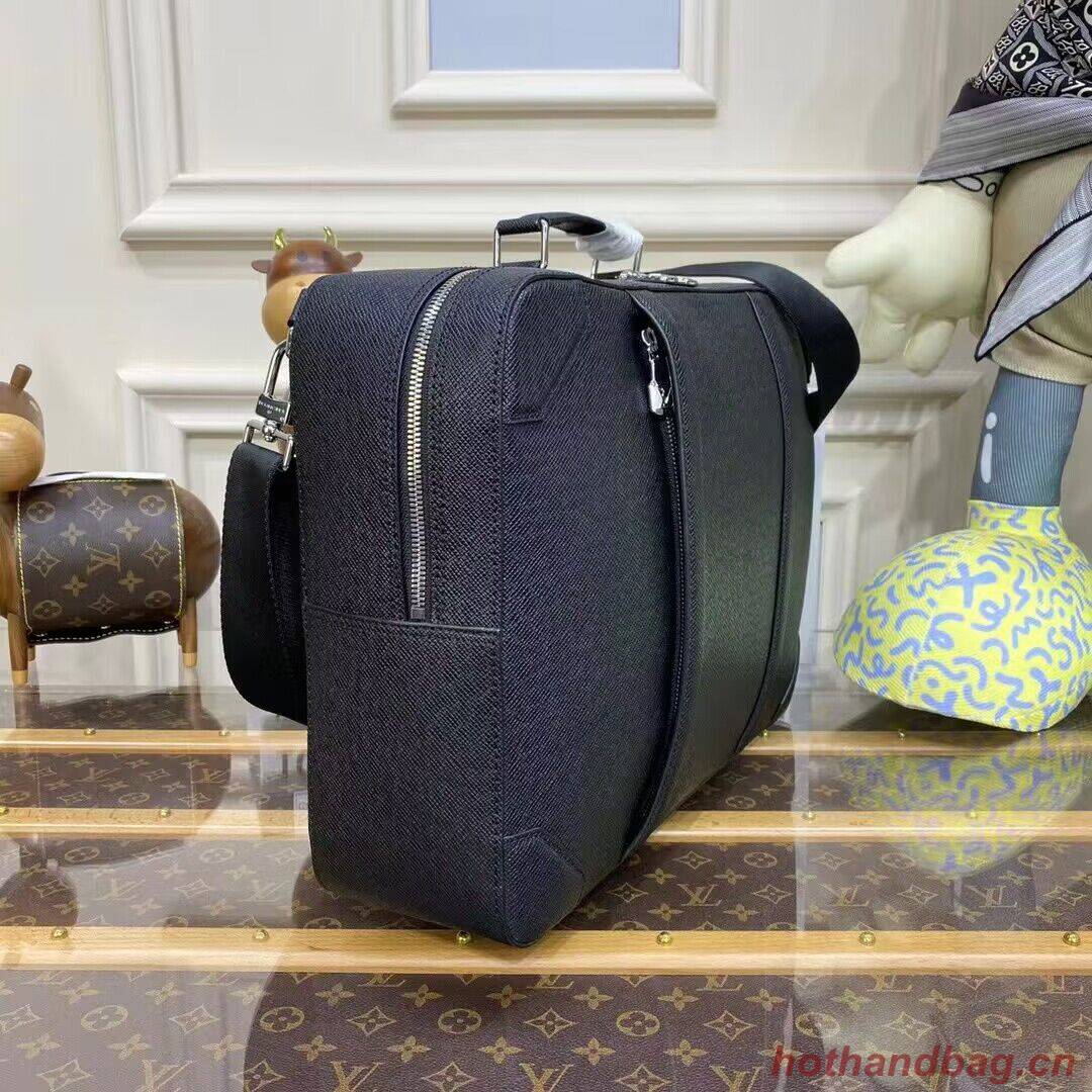 Louis Vuitton Original Leather MESSENGER Bag M30769 Black Louis Vuitton Original Leather MESSENGER Bag M30769 Black