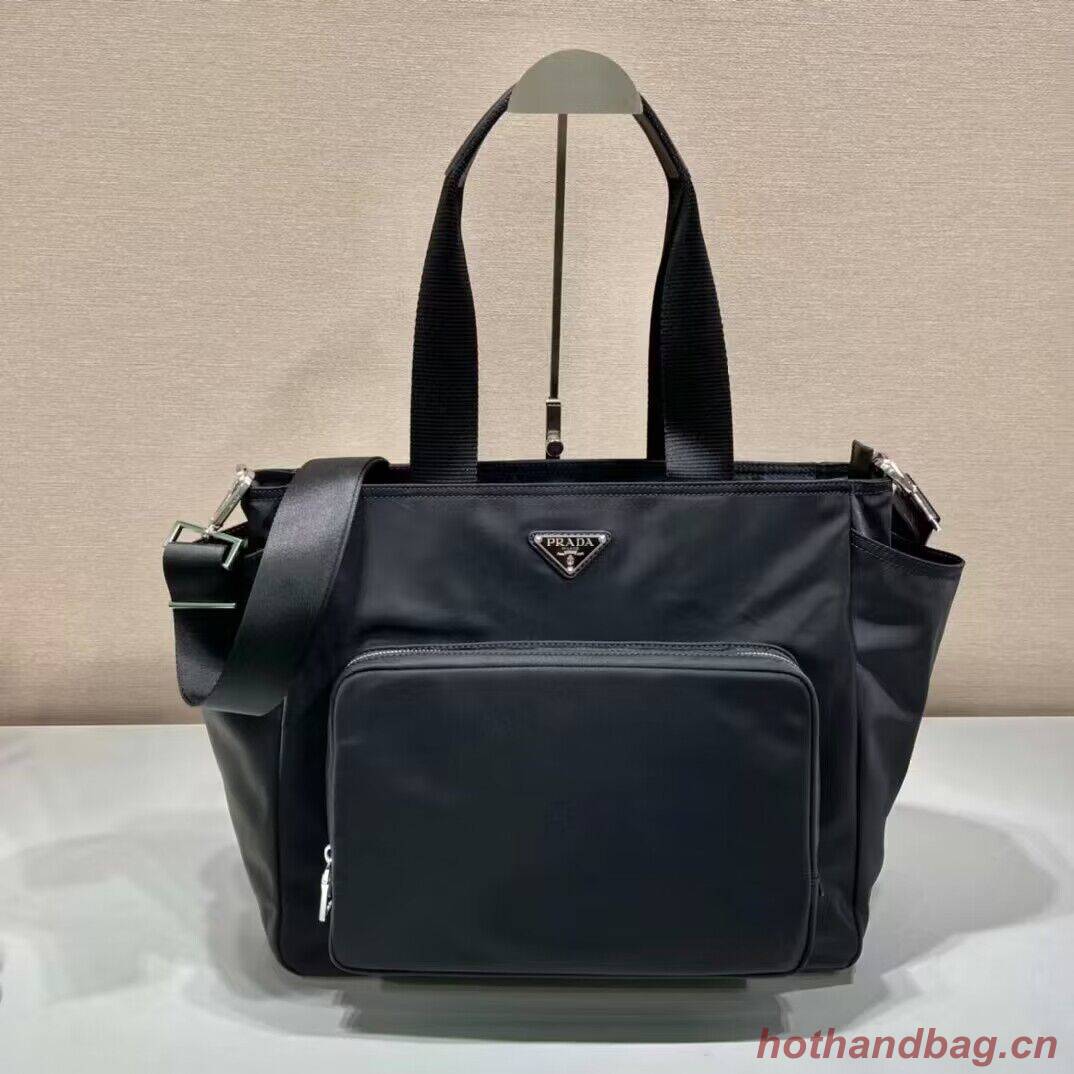 Prada Re-Nylon Tote Shopping Mami Bag 1BG102 Black Prada Re-Nylon Tote Shopping Mami Bag 1BG102 Black
