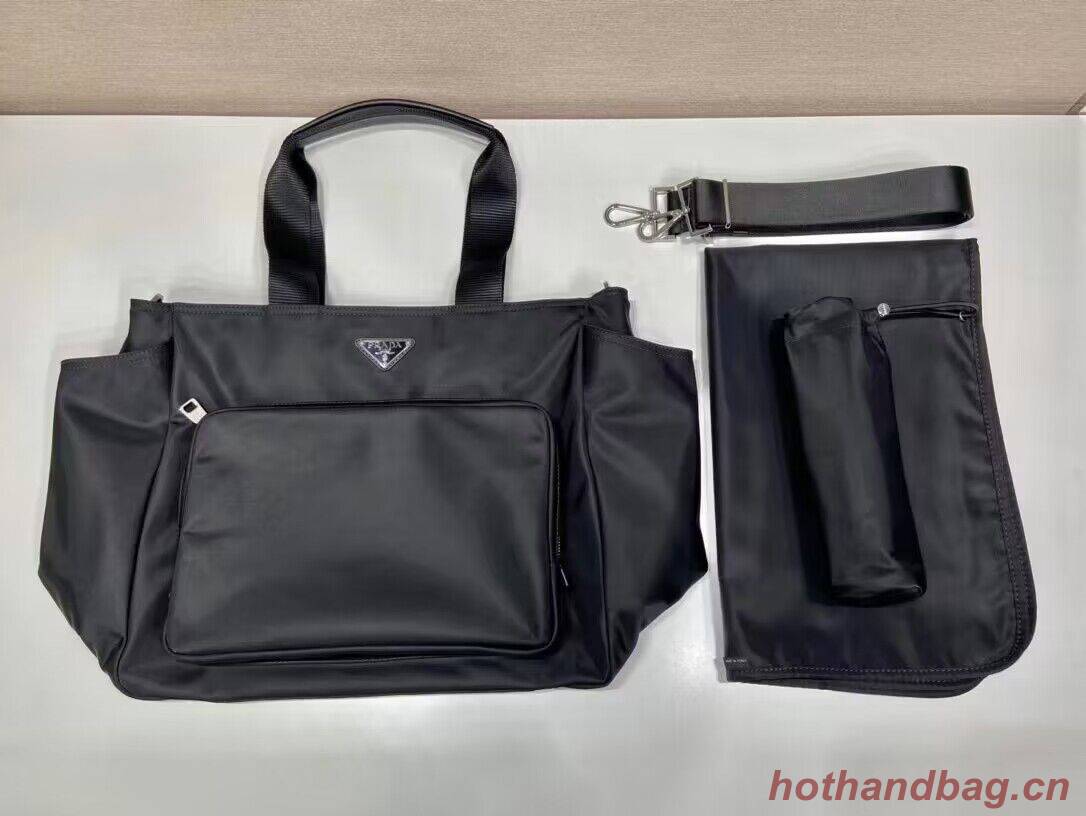 Prada Re-Nylon Tote Shopping Mami Bag 1BG102 Black Prada Re-Nylon Tote Shopping Mami Bag 1BG102 Black