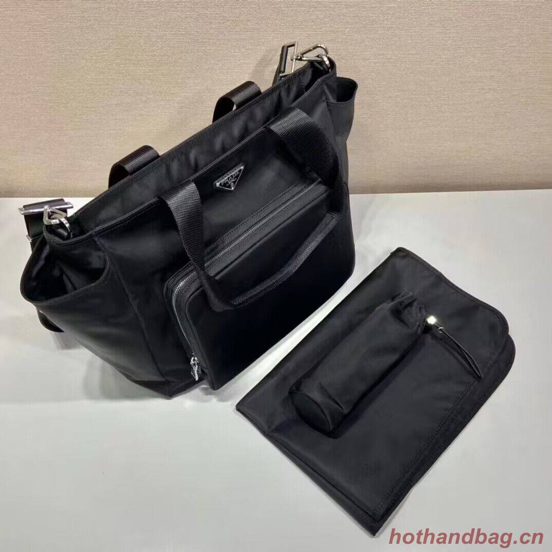 Prada Re-Nylon Tote Shopping Mami Bag 1BG102 Black Prada Re-Nylon Tote Shopping Mami Bag 1BG102 Black
