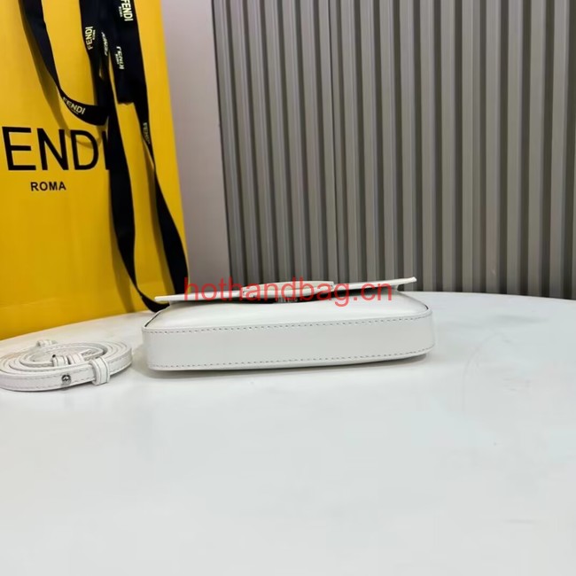 Fendi Baguette leather bag F1531 white Fendi Baguette leather bag F1531 white