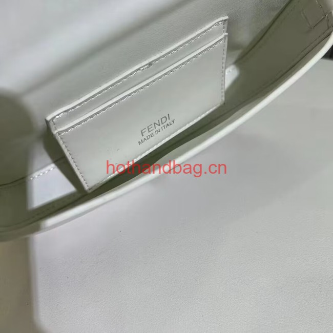 Fendi Baguette leather bag F1531 white Fendi Baguette leather bag F1531 white