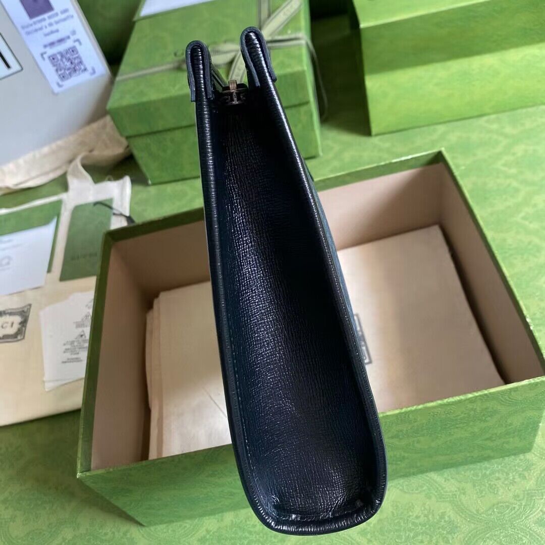 Gucci GG Supreme Pochette Voyage Bag 672956 Black Gucci GG Supreme Pochette Voyage Bag 672956 Black