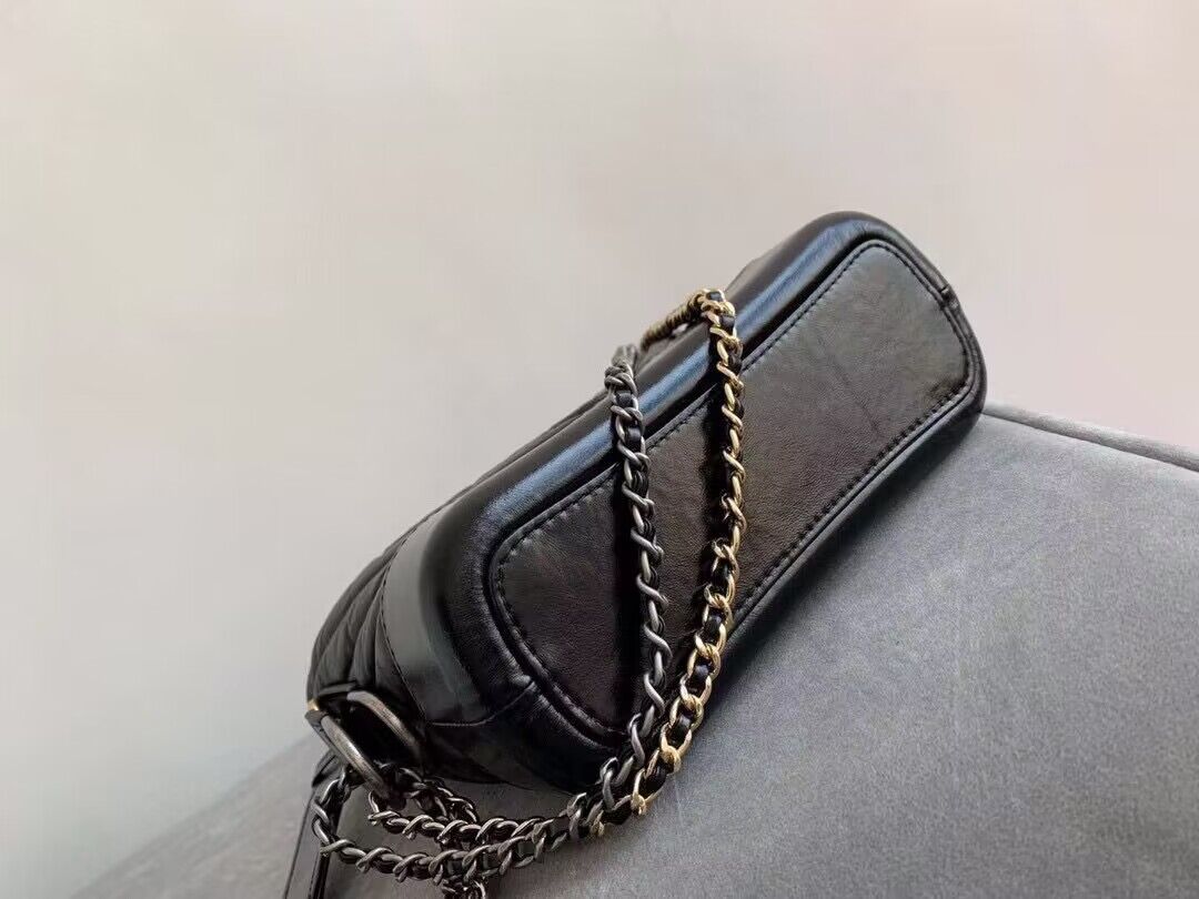 Chanel gabrielle small hobo bag A91810 Black Chanel gabrielle small hobo bag A91810 Black
