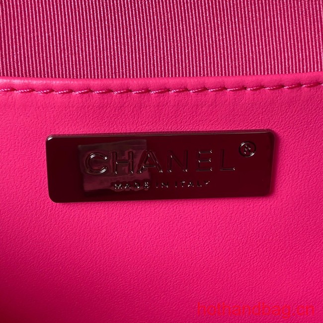 CHANEL STAR HANDBAG AS4579 & Guns-Tone Metal Fuchsia