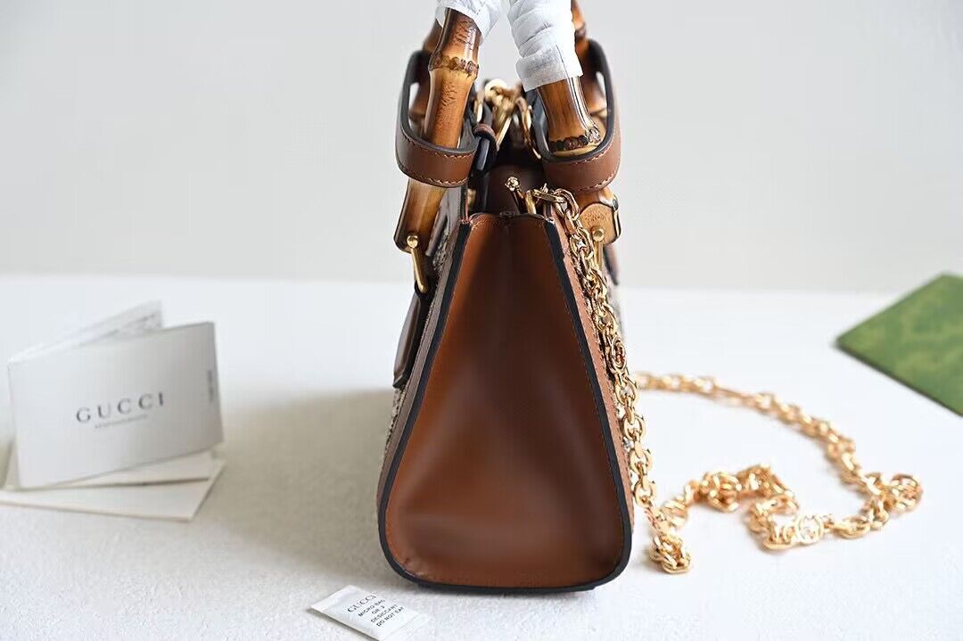 Gucci Diana Mini Bamboo Hanlde Bag 675800 Brown Gucci Diana Mini Bamboo Hanlde Bag 675800 Brown