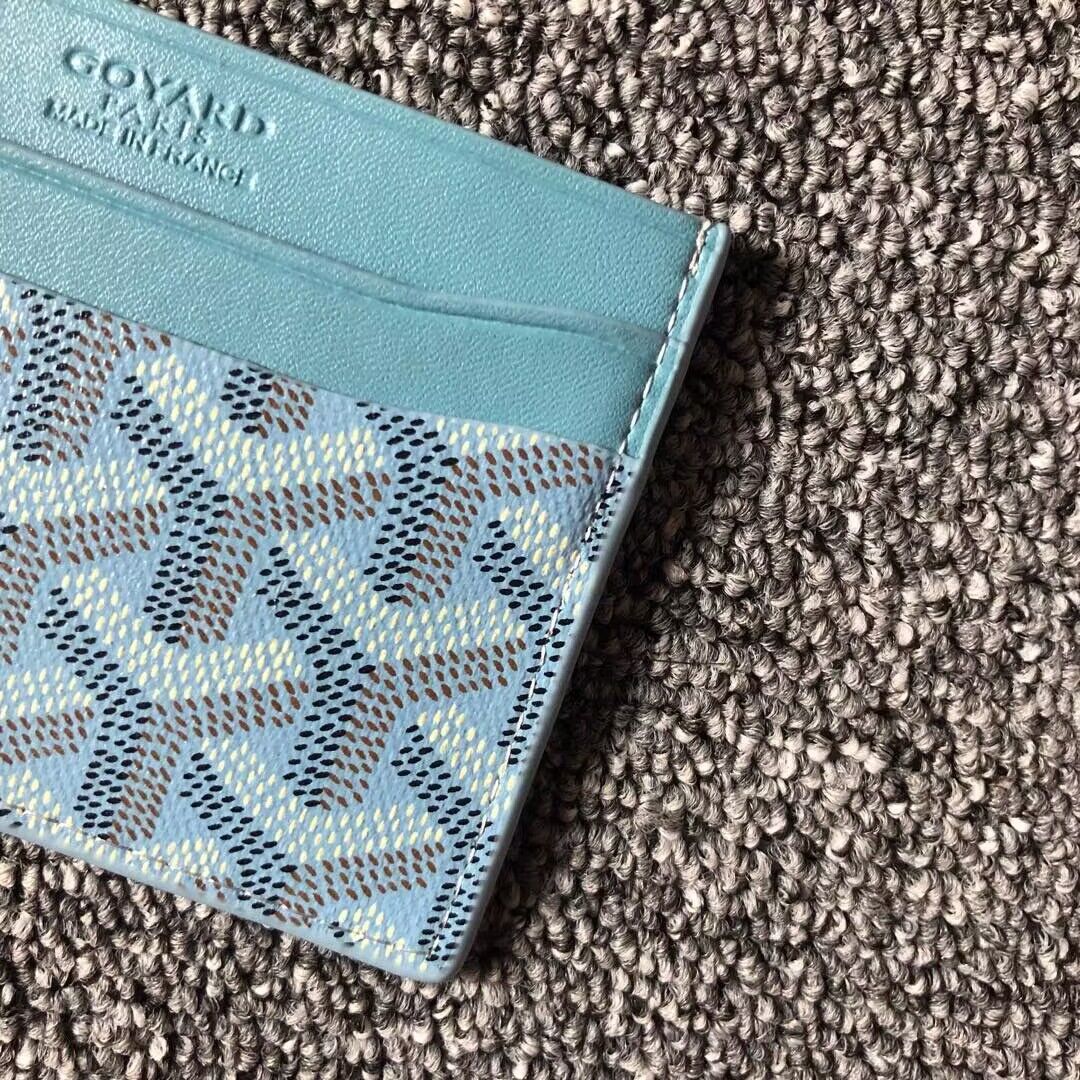 Goyard Card case G9988 Blue Goyard Card case G9988 Blue
