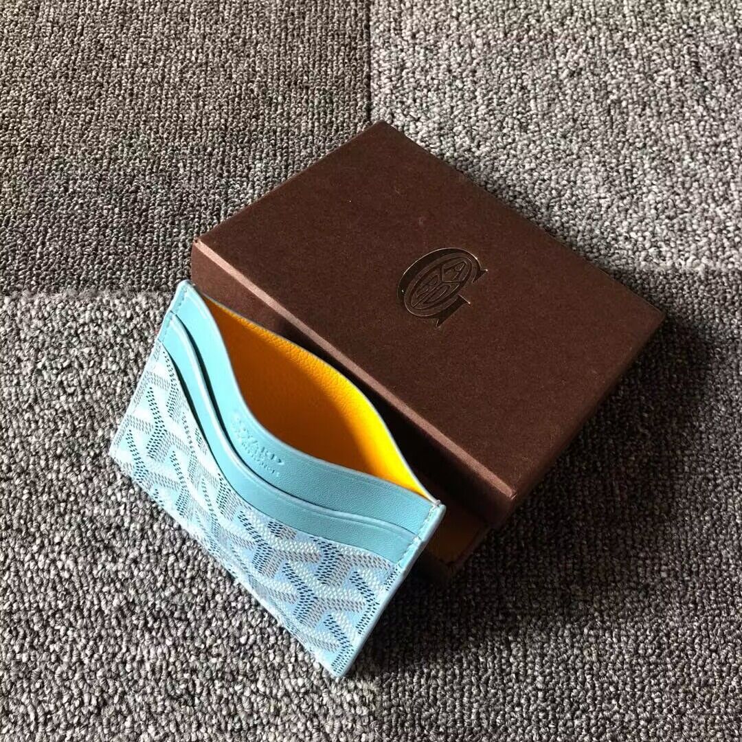 Goyard Card case G9988 Blue Goyard Card case G9988 Blue
