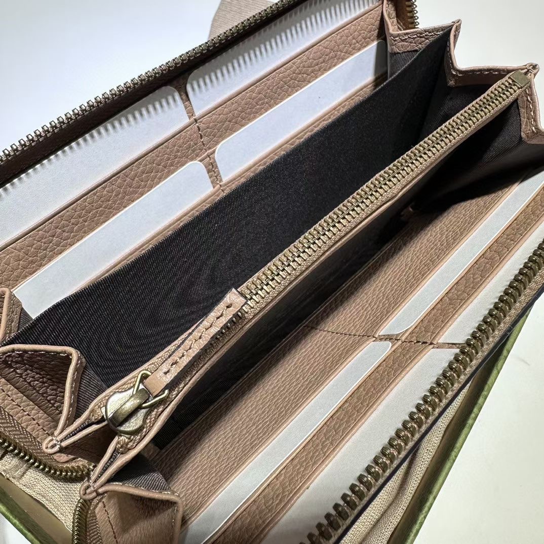 Gucci GG Marmont leather zip around wallet 750458 brown Gucci GG Marmont leather zip around wallet 750458 brown