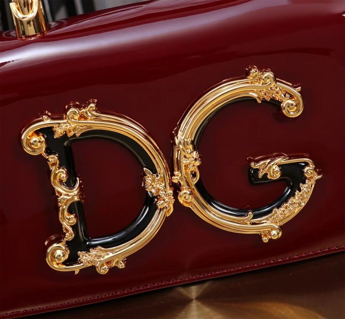 Dolce & Gabbana Patent leather Shoulder Bag G6504 red Dolce & Gabbana Patent leather Shoulder Bag G6504 red