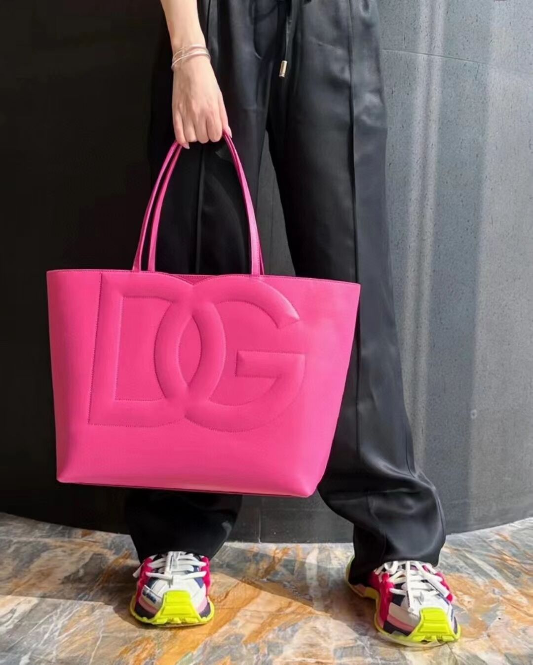 Dolce & Gabbana leather Shoulder Bag G6500 rose Dolce & Gabbana leather Shoulder Bag G6500 rose