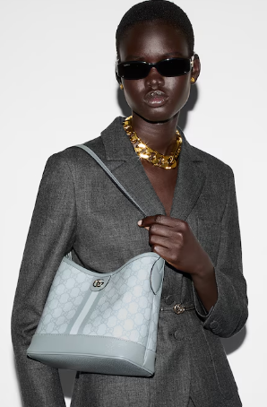 GUCCI OPHIDIA GG SMALL SHOULDER BAG 781402 Dusty blue GUCCI OPHIDIA GG SMALL SHOULDER BAG 781402 Dusty blue