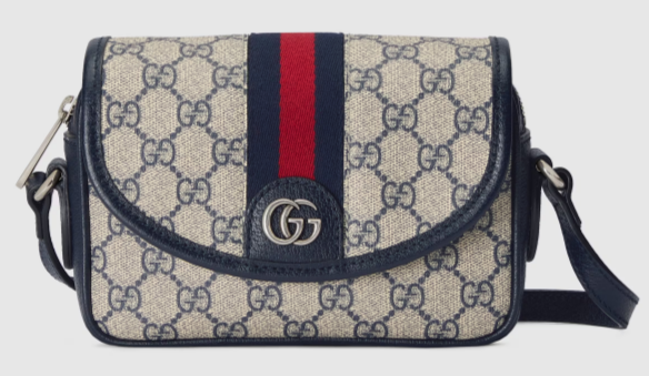 Gucci OPHIDIA GG MINI SHOULDER BAG 772239 Blue Gucci OPHIDIA GG MINI SHOULDER BAG 772239 Blue