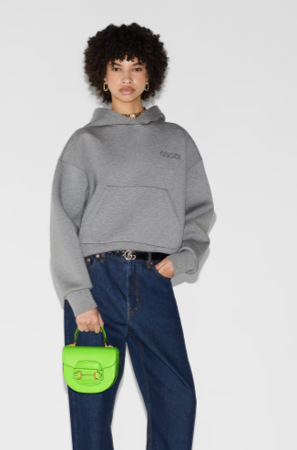 GUCCI HORSEBIT 1955 MINI TOP HANDLE BAG 781387 Electric green GUCCI HORSEBIT 1955 MINI TOP HANDLE BAG 781387 Electric green