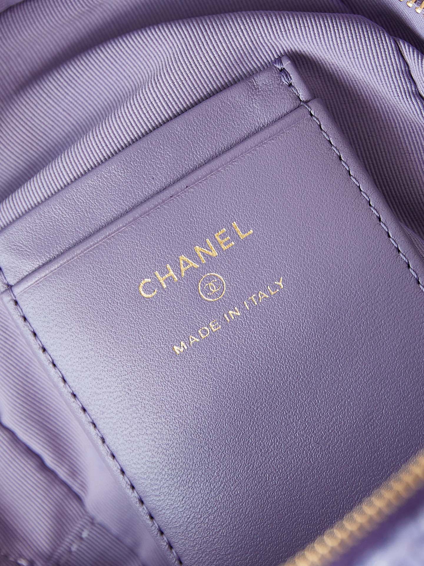 Chanel MINI BACKPACK AP3753 Woolen cloth& Gold-Tone Metal light purple