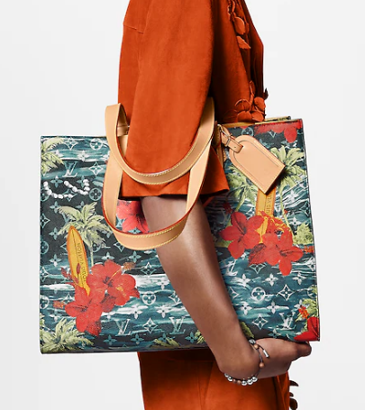 Louis Vuitton Sac Plat 24H M24994 Navy Blue Louis Vuitton Sac Plat 24H M24994 Navy Blue