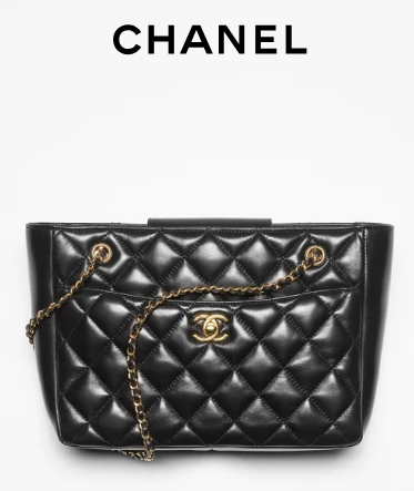 Chanel SMALL SHOPPING BAG AS5215 BLACK Chanel SMALL SHOPPING BAG AS5215 BLACK