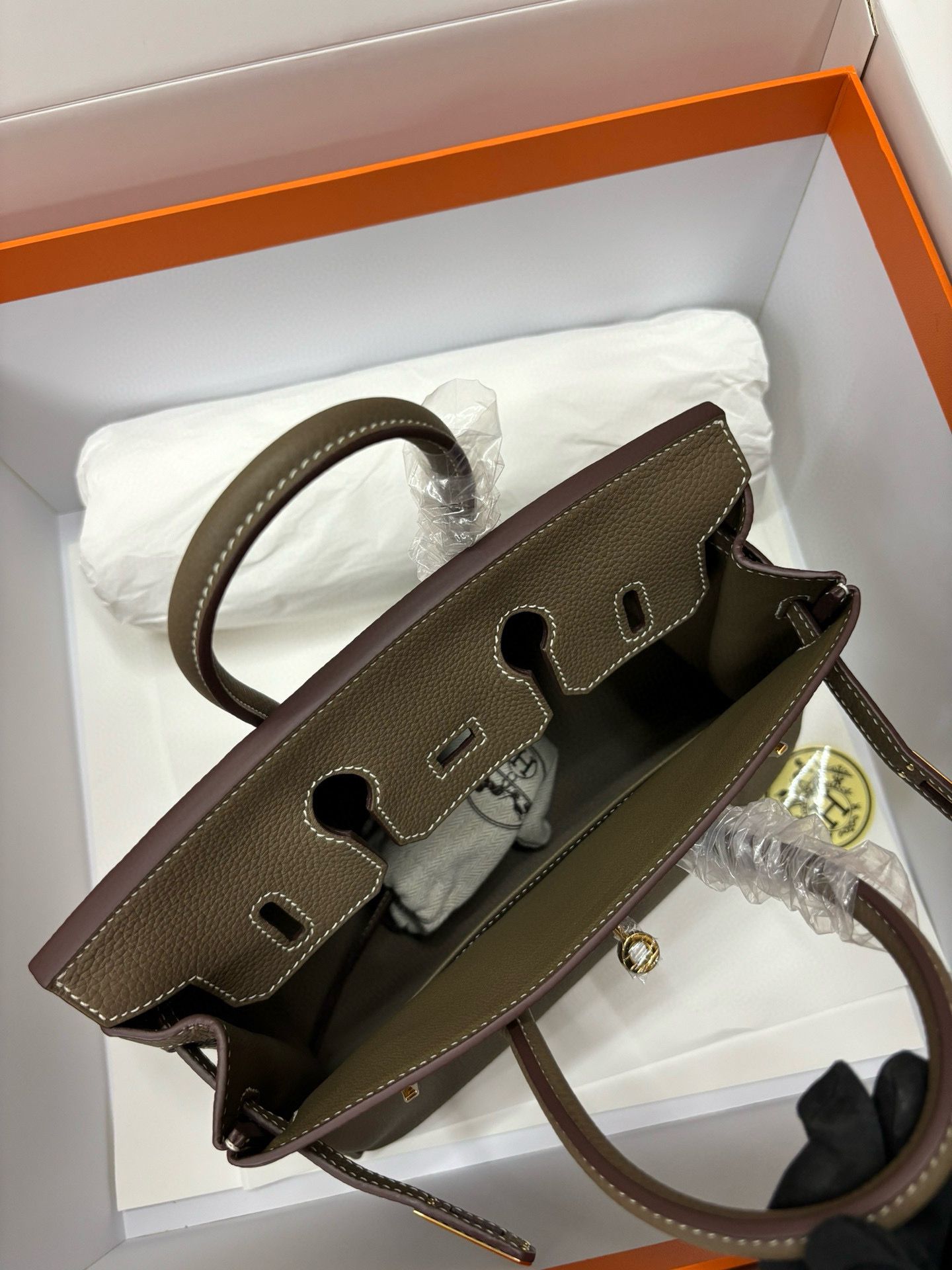 Hermes Birkin 40CM Original Togo Leather Bag 70659 Elephant Gray Hermes Birkin 40CM Original Togo Leather Bag 70659 Elephant Gray