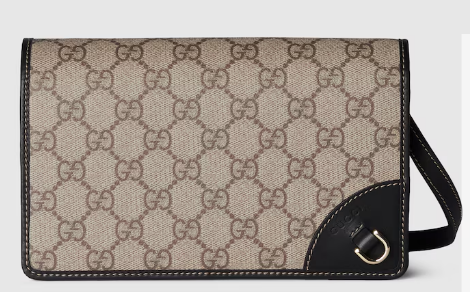 Gucci GG EMBLEM SUPER MINI SHOULDER BAG 820688 black Gucci GG EMBLEM SUPER MINI SHOULDER BAG 820688 black