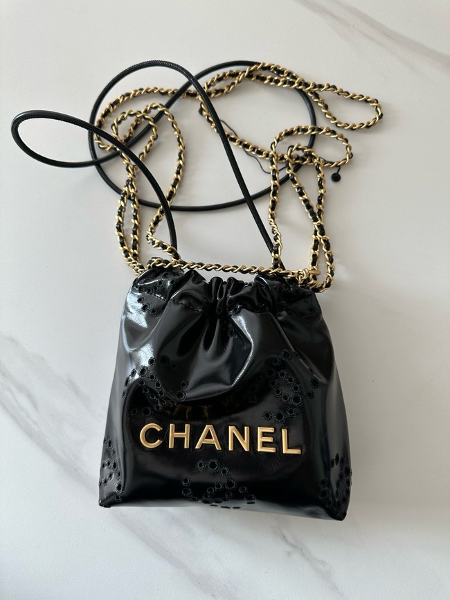 CHANEL 22 SMALL HANDBAG AS3980 black