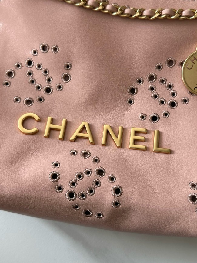 CHANEL 22 SMALL HANDBAG AS3980 pink