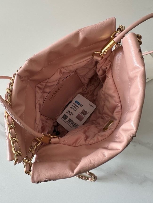 CHANEL 22 SMALL HANDBAG AS3980 pink