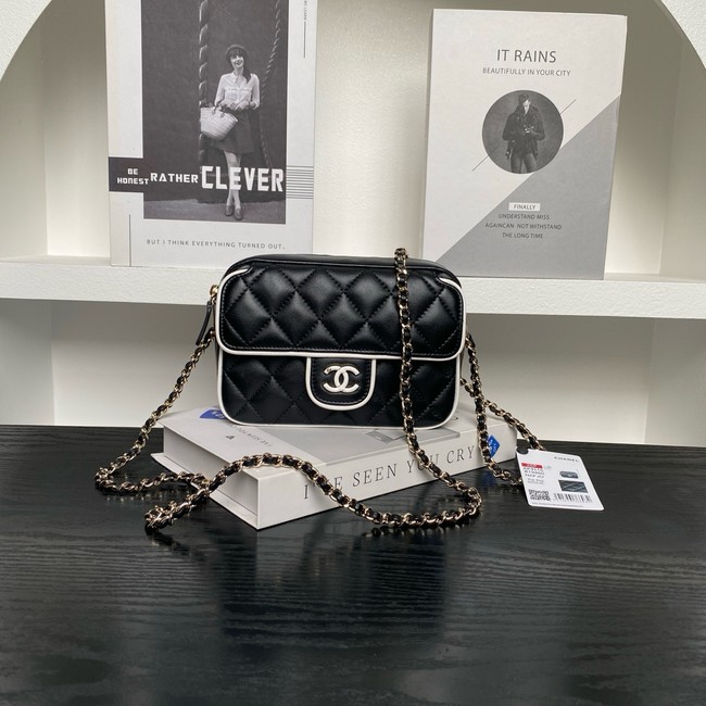 Chanel CLUTCH WITH CHAIN AP4516 Black&White