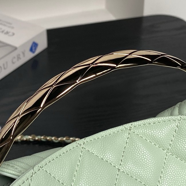 Chanel CLUTCH WITH CHAIN AP4591 light green