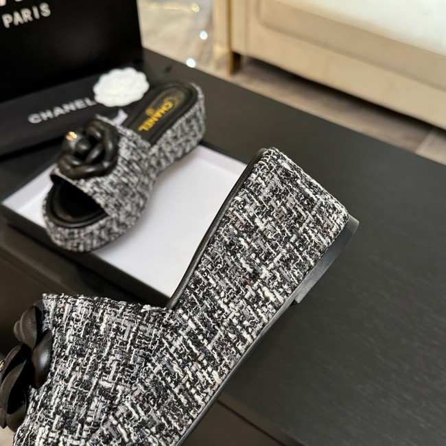 Chanel WOMENS Slippers High heels 7CM 44870-6