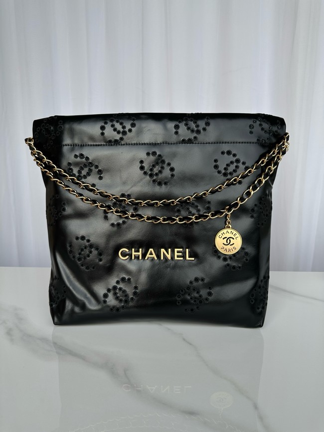 CHANEL 22 SMALL HANDBAG AS3260 black