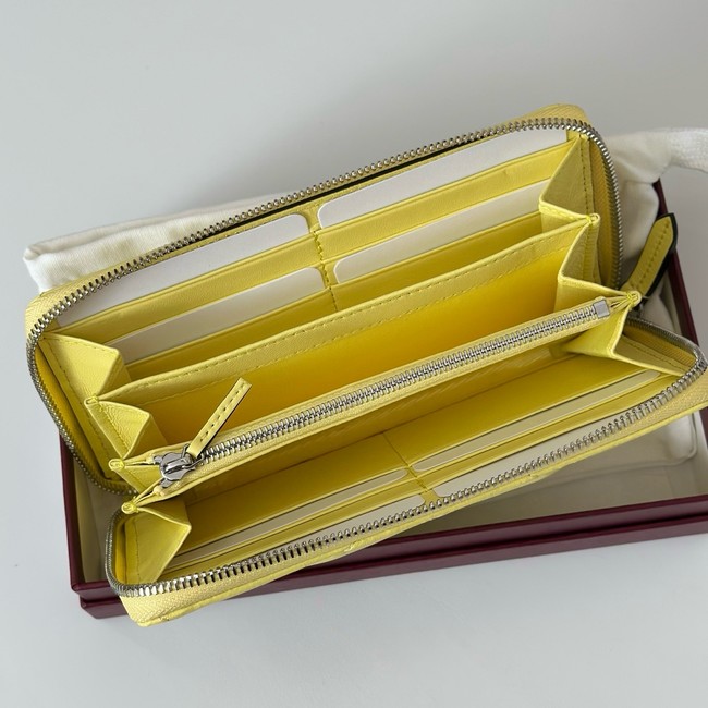 Gucci GG Marmont zip around wallet 837758 yellow