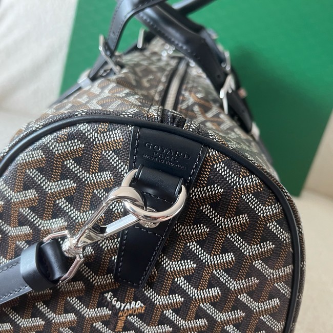 Goyard Calfskin Leather Travel Bag 55699 black