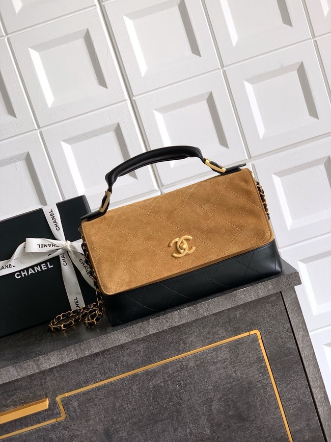 CHANEL Shopping Bag 5598 Black&brown